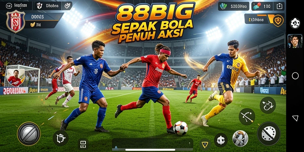Tangkapan layar dari gameplay <strong>88BIG</strong> yang menegangkan di lapangan.