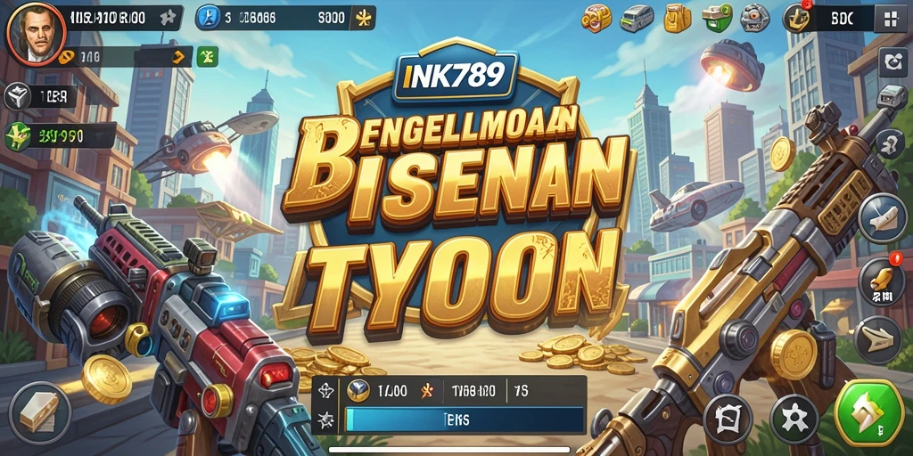 Screenshot gameplay INK789 menampilkan aksi pengelolaan bisnis yang seru.
