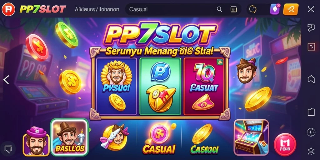 Screenshot gameplay PP7SLOT yang menunjukkan keseruan permainan slot.