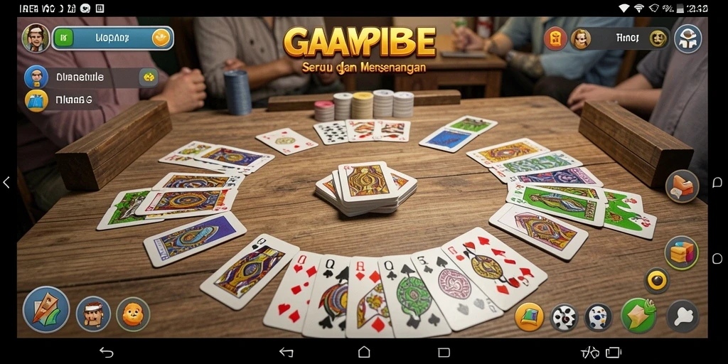 Screenshot gameplay REMI62 yang menunjukkan pengalaman bermain Gaple.