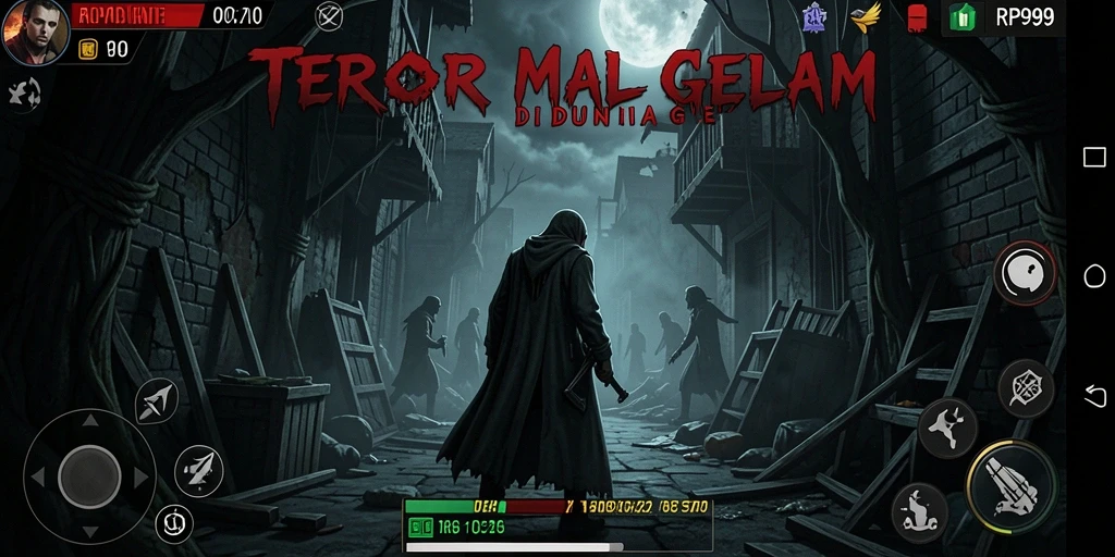 Screenshot menampilkan momen menegangkan dalam gameplay RP99.