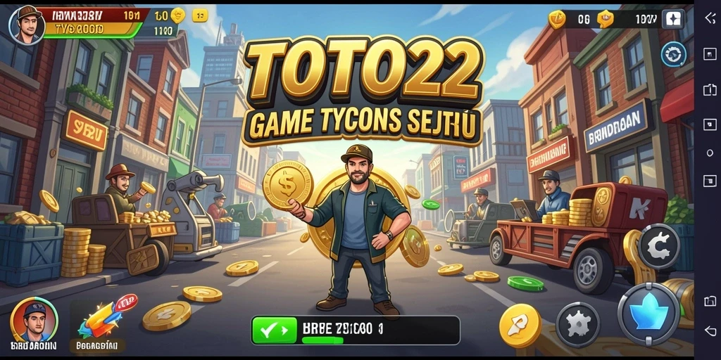 Tampilan antarmuka TOTO22 menampilkan gameplay Tycoon yang menarik.