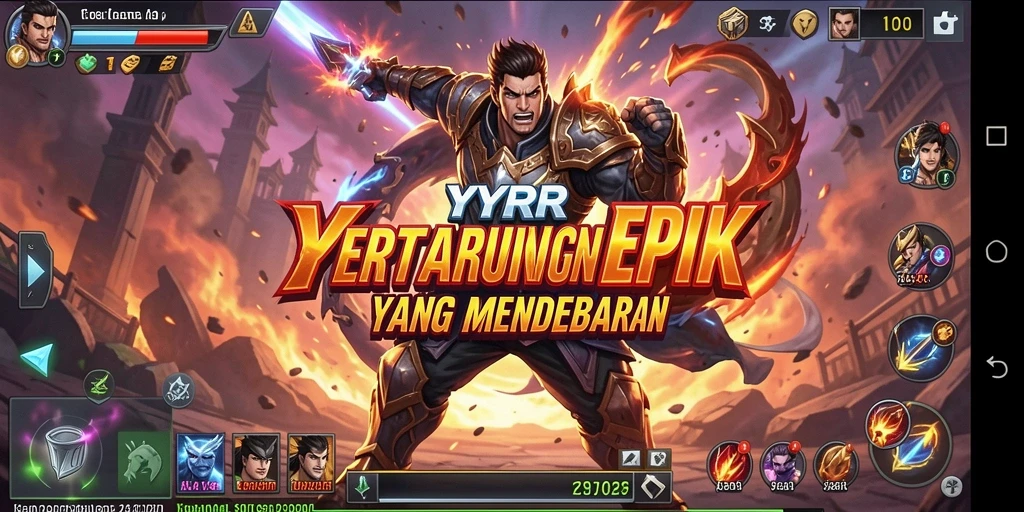 Menampilkan aksi pertarungan seru di YYRR.
